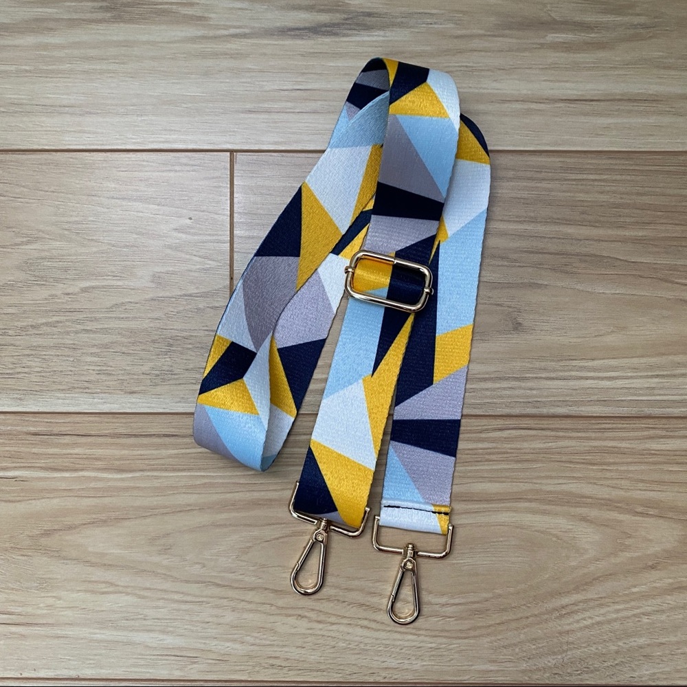Detachable Crossbody Strap Geometric